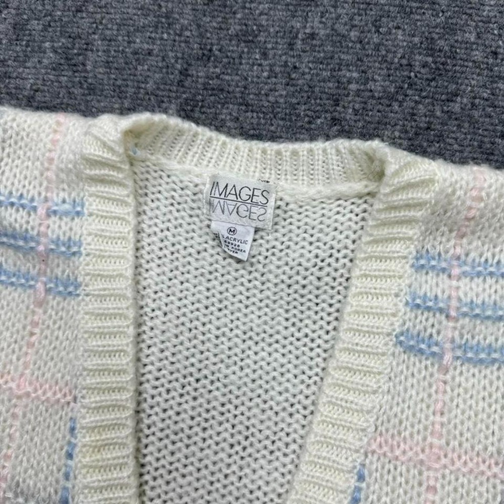 Vintage Images Knitted Vest Size Medium Womens